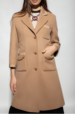 Gucci wool 2025 coat womens